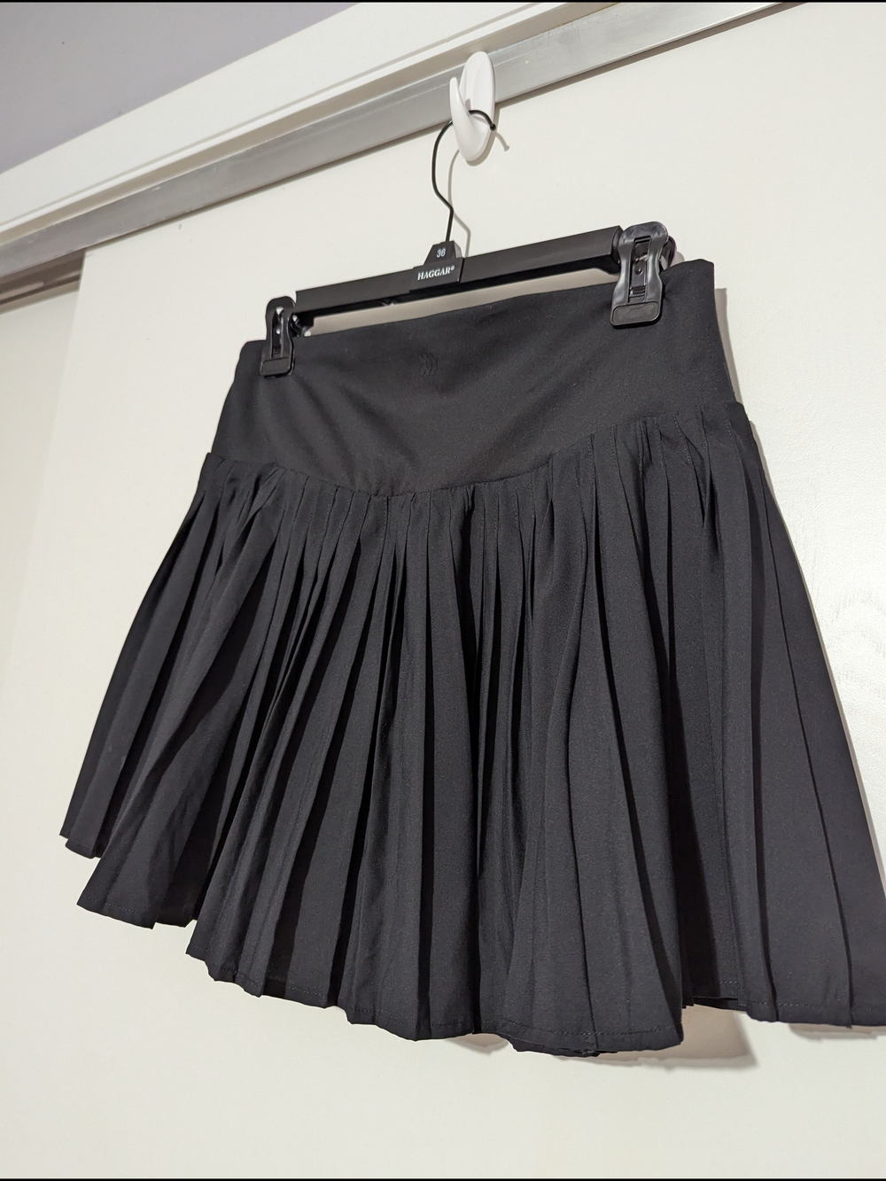all in motion Black Pleated Skater Skirt - Picture 5 of 8